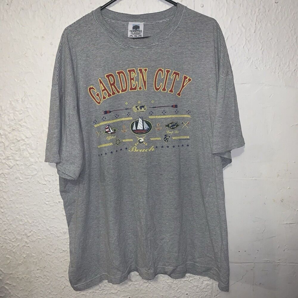 Vintage 1993 Garden City Beach Boat Kingstree Classic Single Stitch Shirt XXL